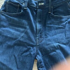 MOTHER The Rambler Zip Ankle Jeans